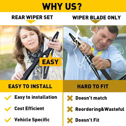 Rear Window Wiper Blade Arm Rubber for 2007-2011 Nissan Versa