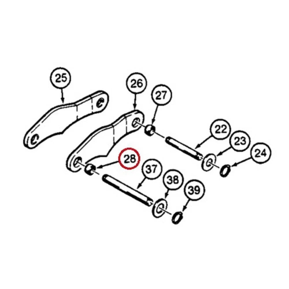 Bucket Linkage Bushing for Case 480D 480E (D32789)