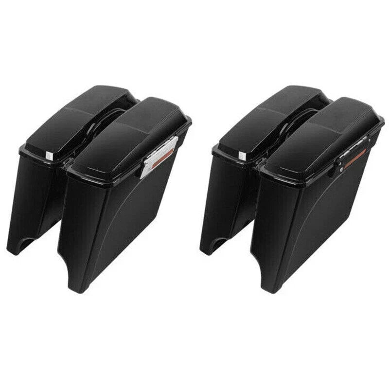 6x9" Speaker Lid Set & 5" Extended Saddlebags for Street Glide 1994-2013