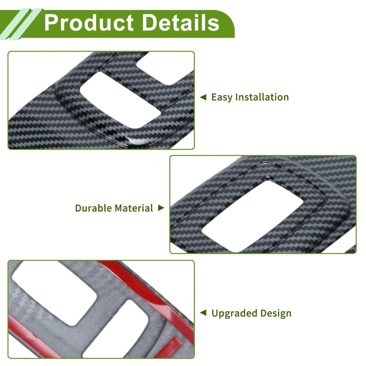 Window Switch Bezel Cover Pair for 2015-2023 Dodge Challenger