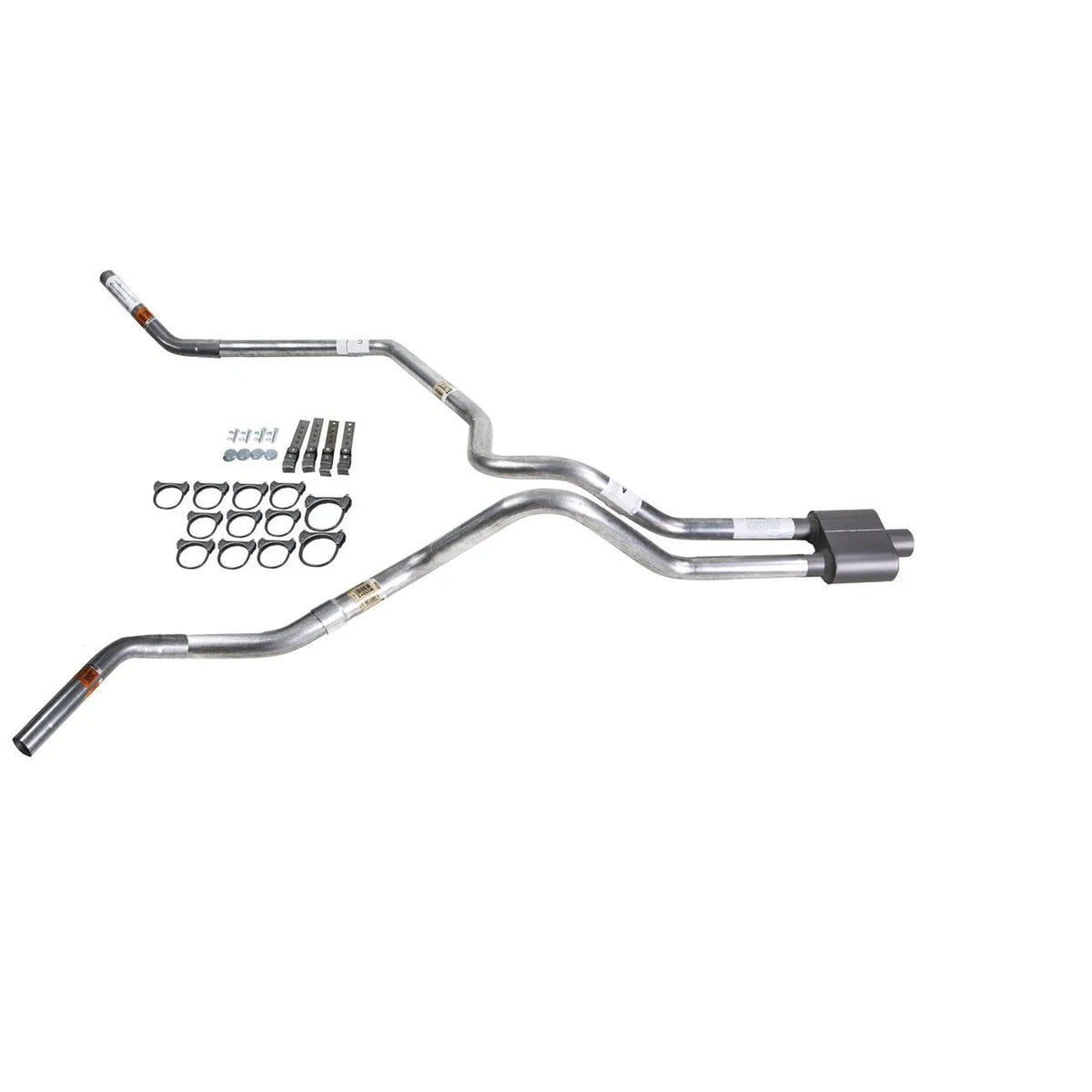 Dual Exhaust MA Pipe 2.5" & 1 Chamber Muffler for Silverado (1988–1995)