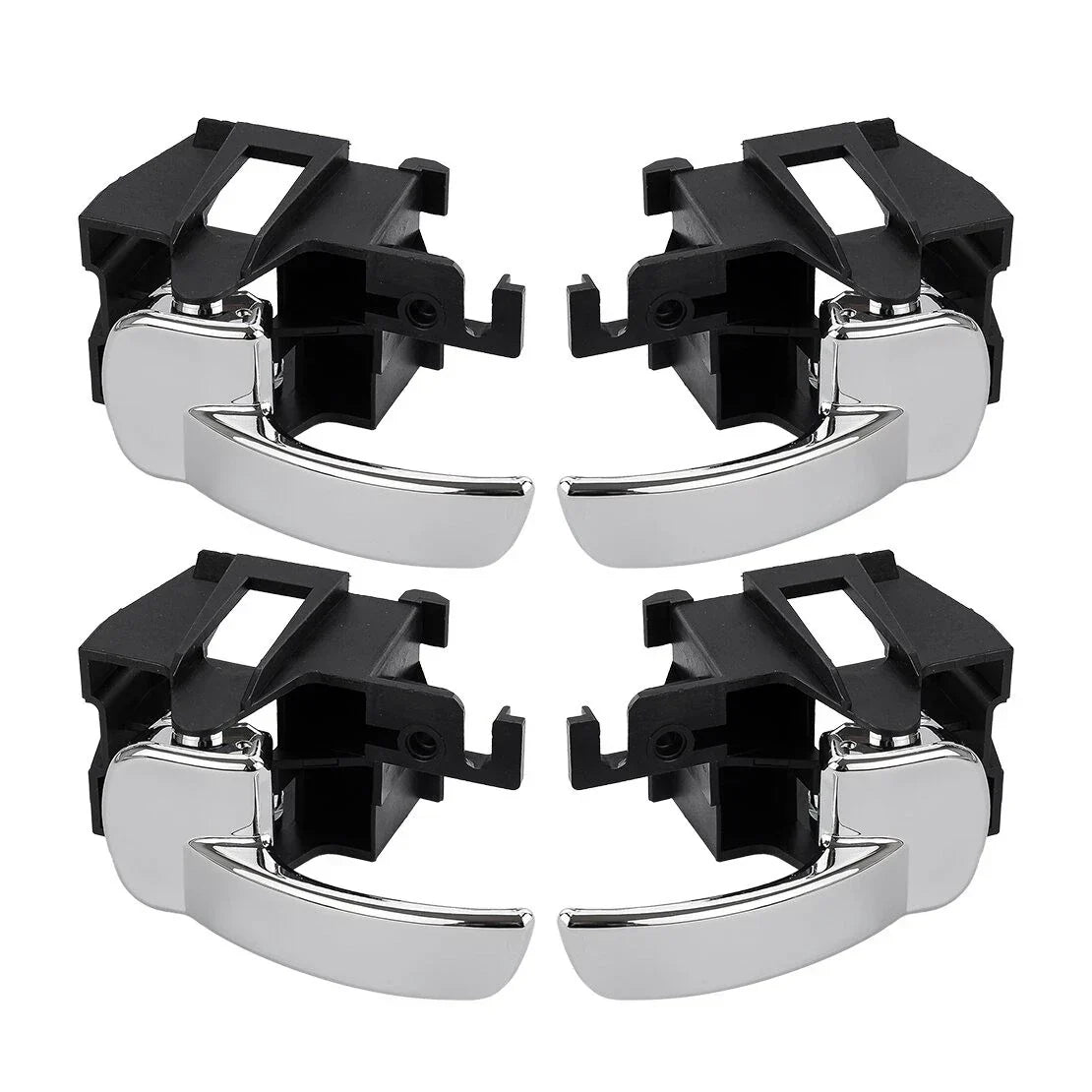 Set of 4 Interior Door Handles for Nissan Pathfinder R51, D40 2005-2013