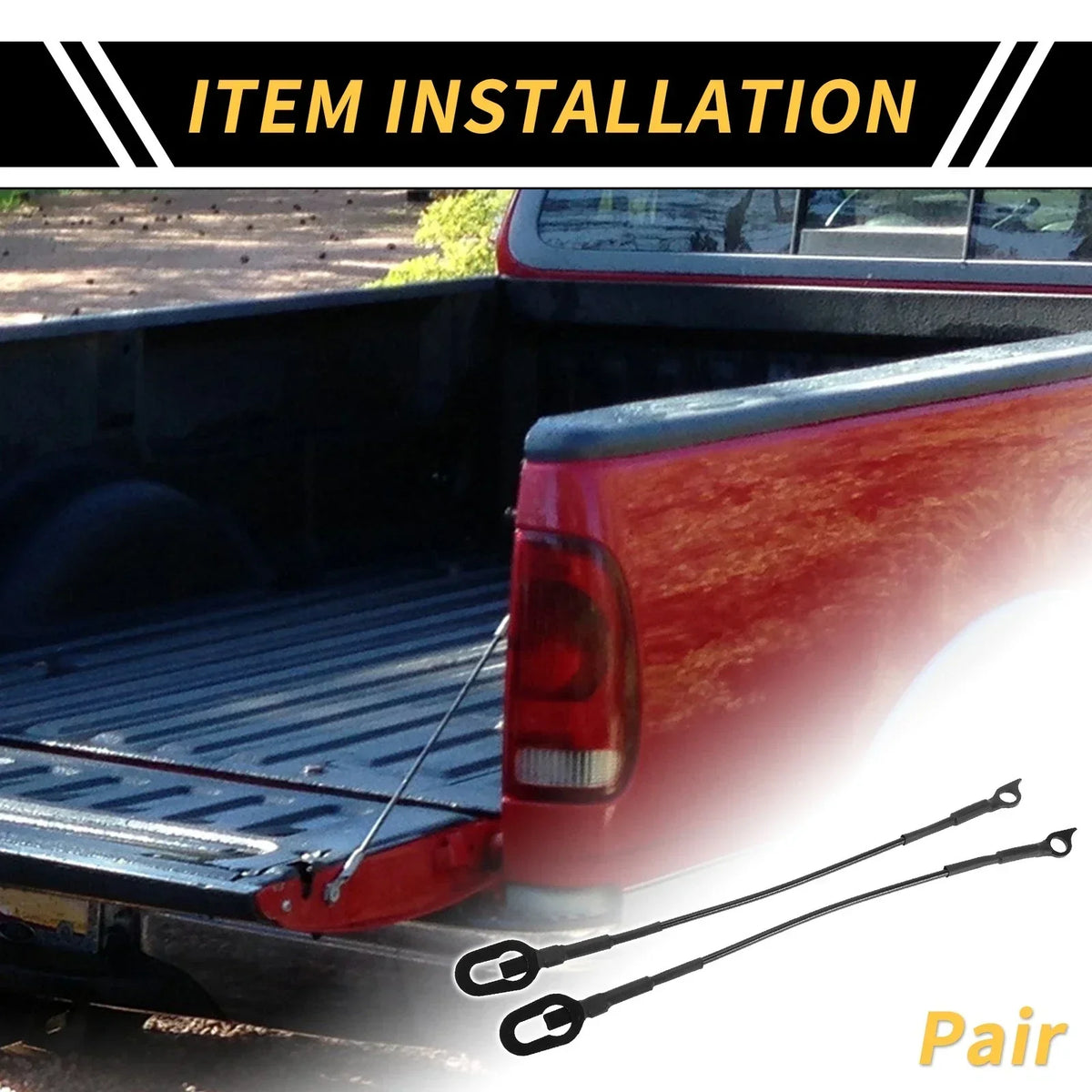 Tailgate Cable Set (2 Pieces) for Dodge Ram 1500 2500 3500