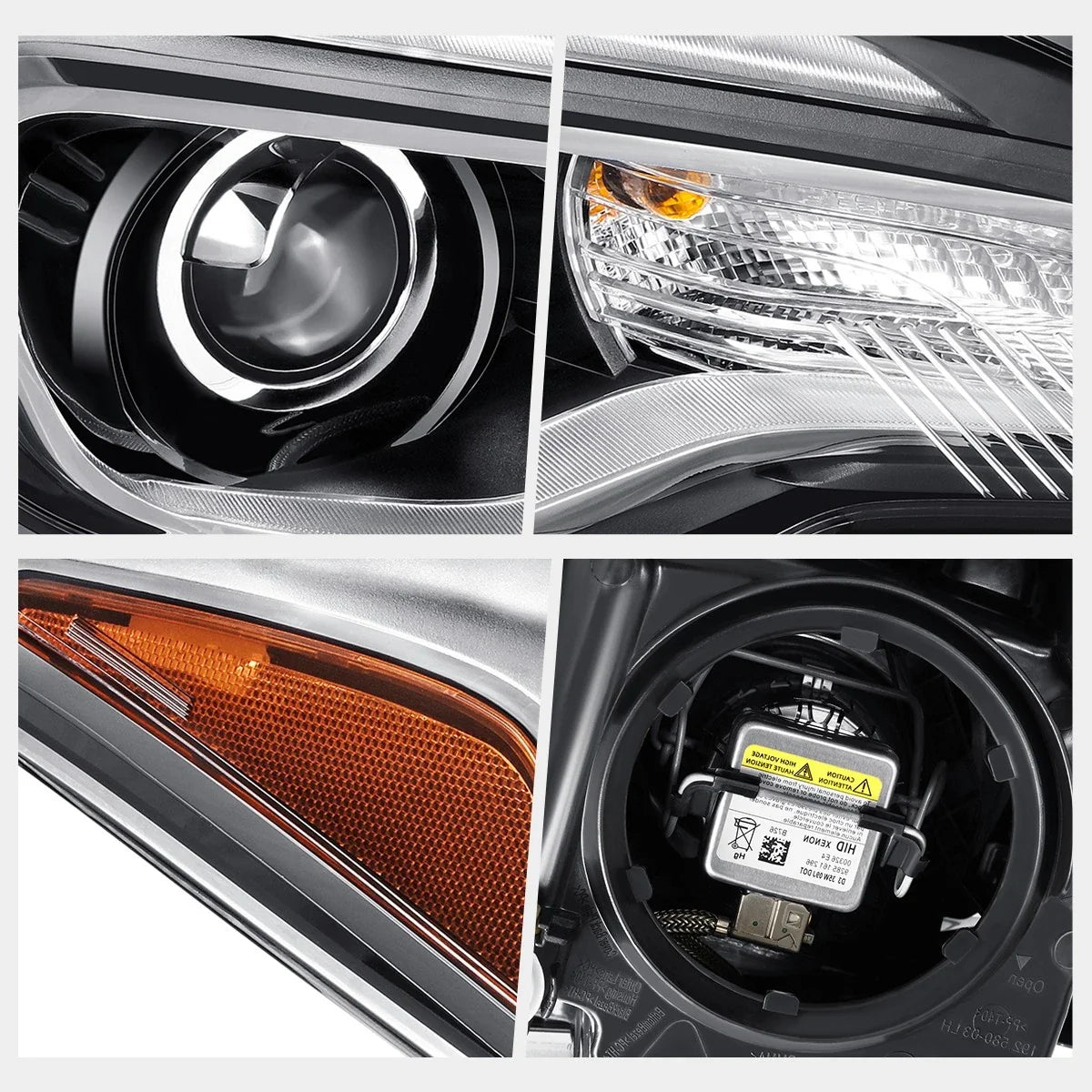 Right Side LED DRL Projector Headlight for Buick Envision 2016-2018