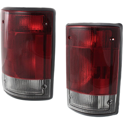 Halogen Tail Light Set for Ford E-350 Super Duty (2004–2014) 2Pcs CAPA