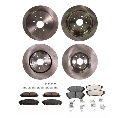 Brake Disc & Pad Set - Ceramic for Highlander 2014–2019