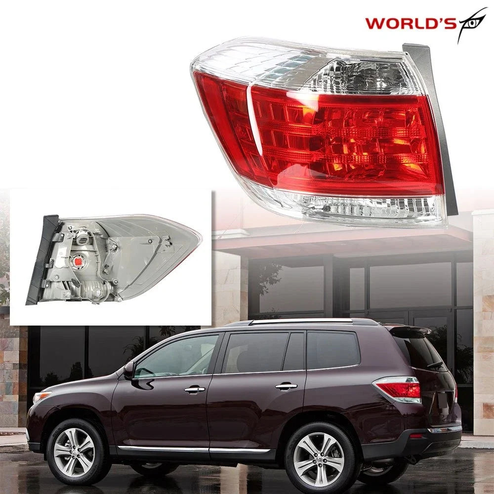 Left Tail Light for Toyota Highlander (2011–2013)