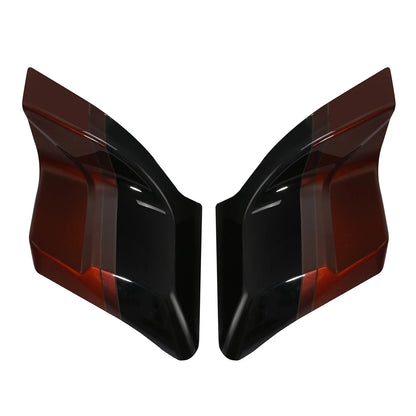 Side Cover Stretched for Touring (2014-2023) in Auburn Sunglo Black Hole