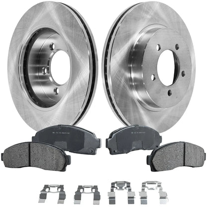 Brake Disc and Pad Kit (Front) for Ford Explorer 2002-2005 Ceramic
