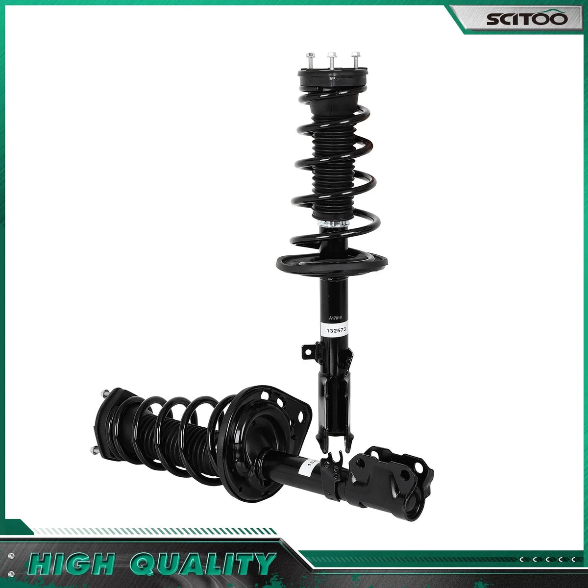 Coil Spring and Strut Assembly Pair for Toyota Avalon (2013-2015) Rear