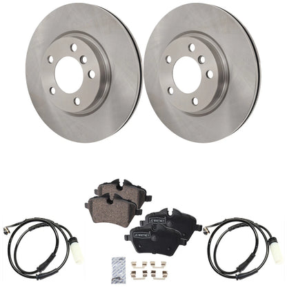 Front Brake Disc Rotors and Pads Kit for Mini Cooper Paceman Countryman (2011–2016)