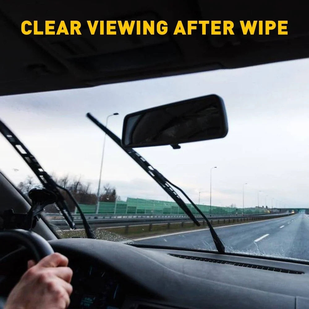 Set of 4 Rubber Frameless Windshield Wiper Blade Refills 28in