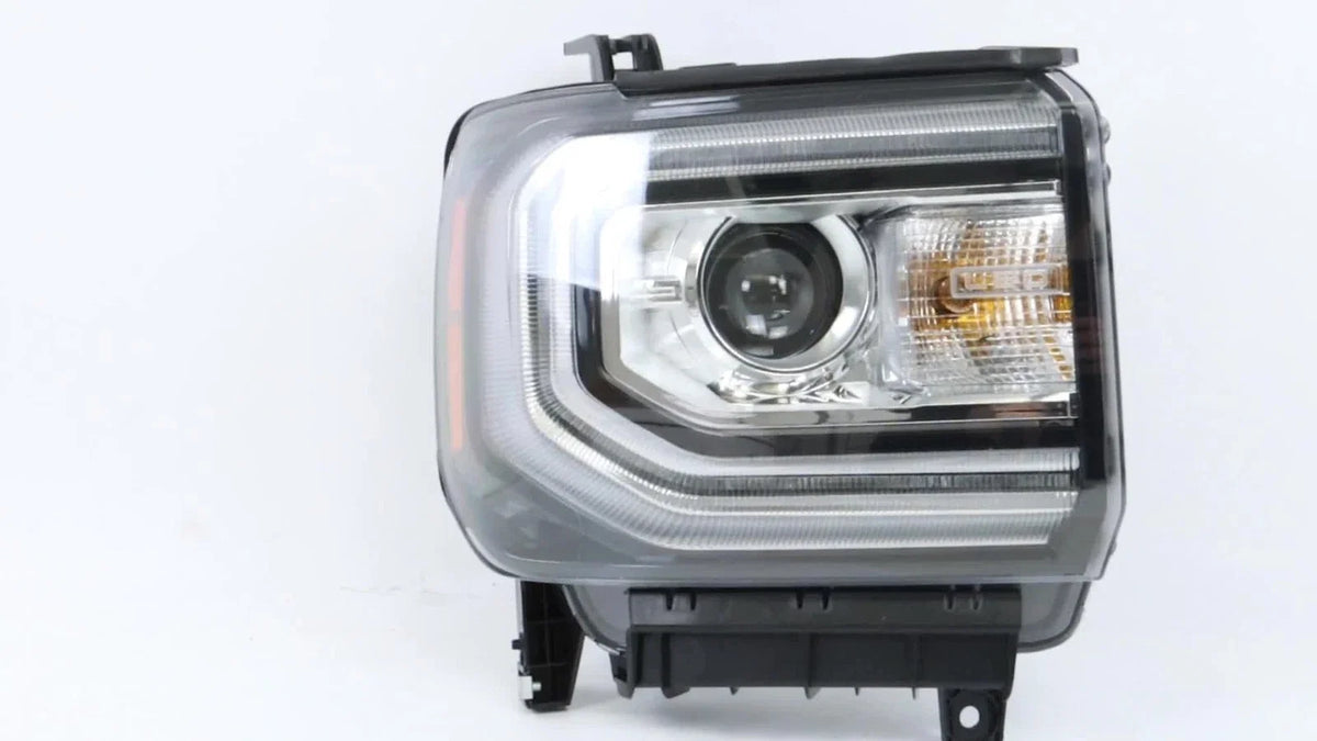 HID/Xenon Headlight Projector w/LED DRL Right Side for GMC Sierra 1500 (2016–2018)