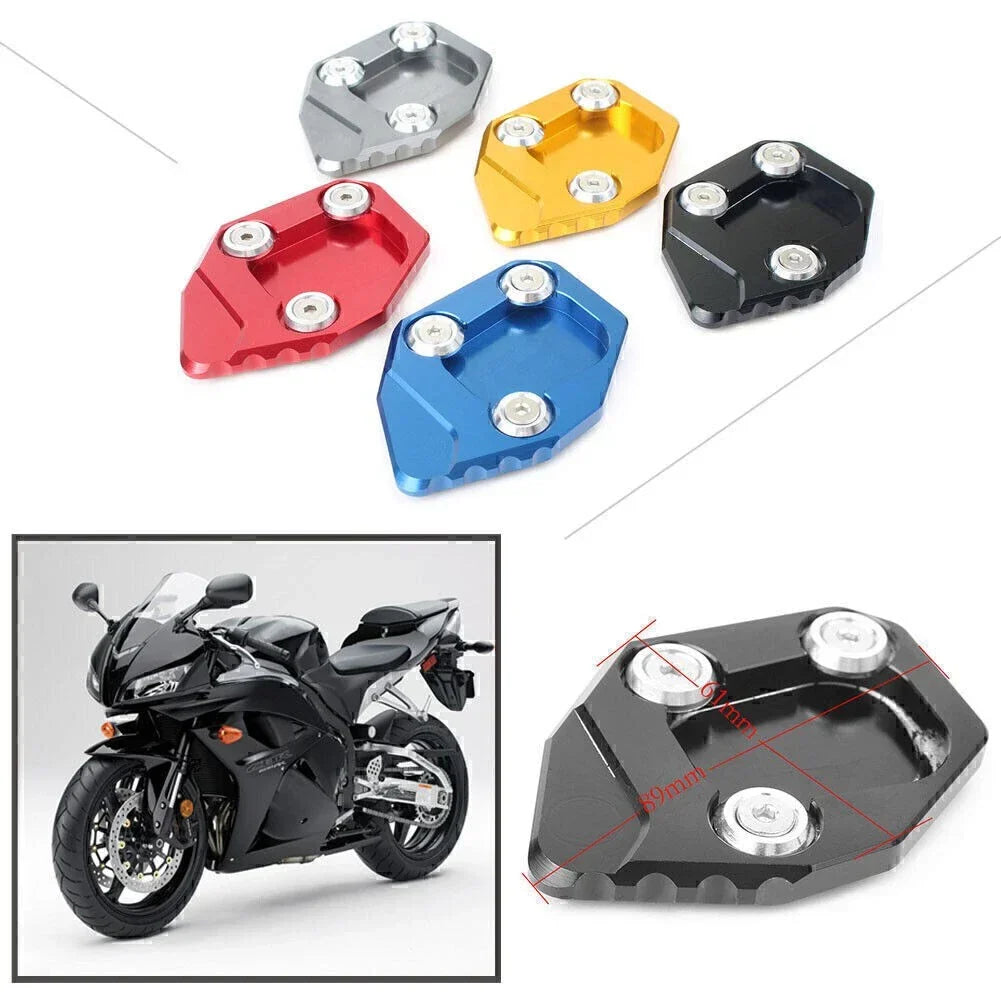 Black Kickstand Pad Extension for HONDA CBR600RR 2007-2015
