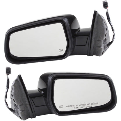 Set of 2 Heated Mirrors for Chevrolet Equinox (2010–2017) Paintable OE Replacement