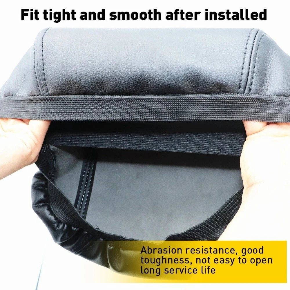 Leather Center Console Armrest Lid Cover for 2011-2019 Ford Explorer
