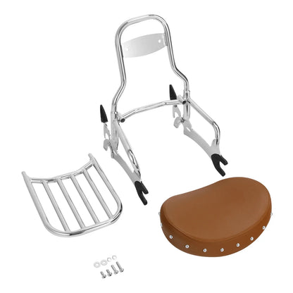 Luggage Rack & Backrest Sissy Bar Kit for Indian Chieftain 2014-2023