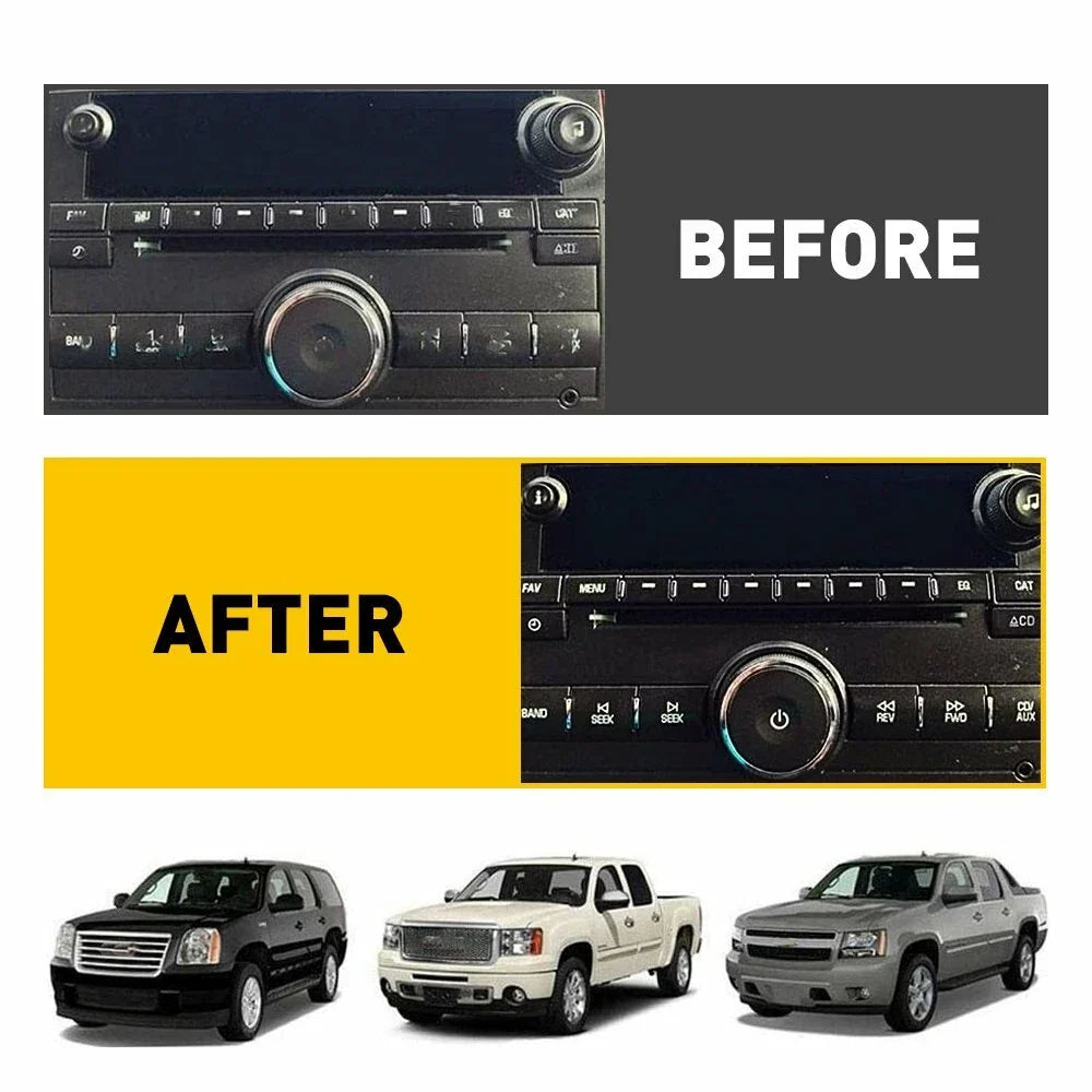 AC Dash Button Repair Kit for GMC SUV Trucks (2000–2023)