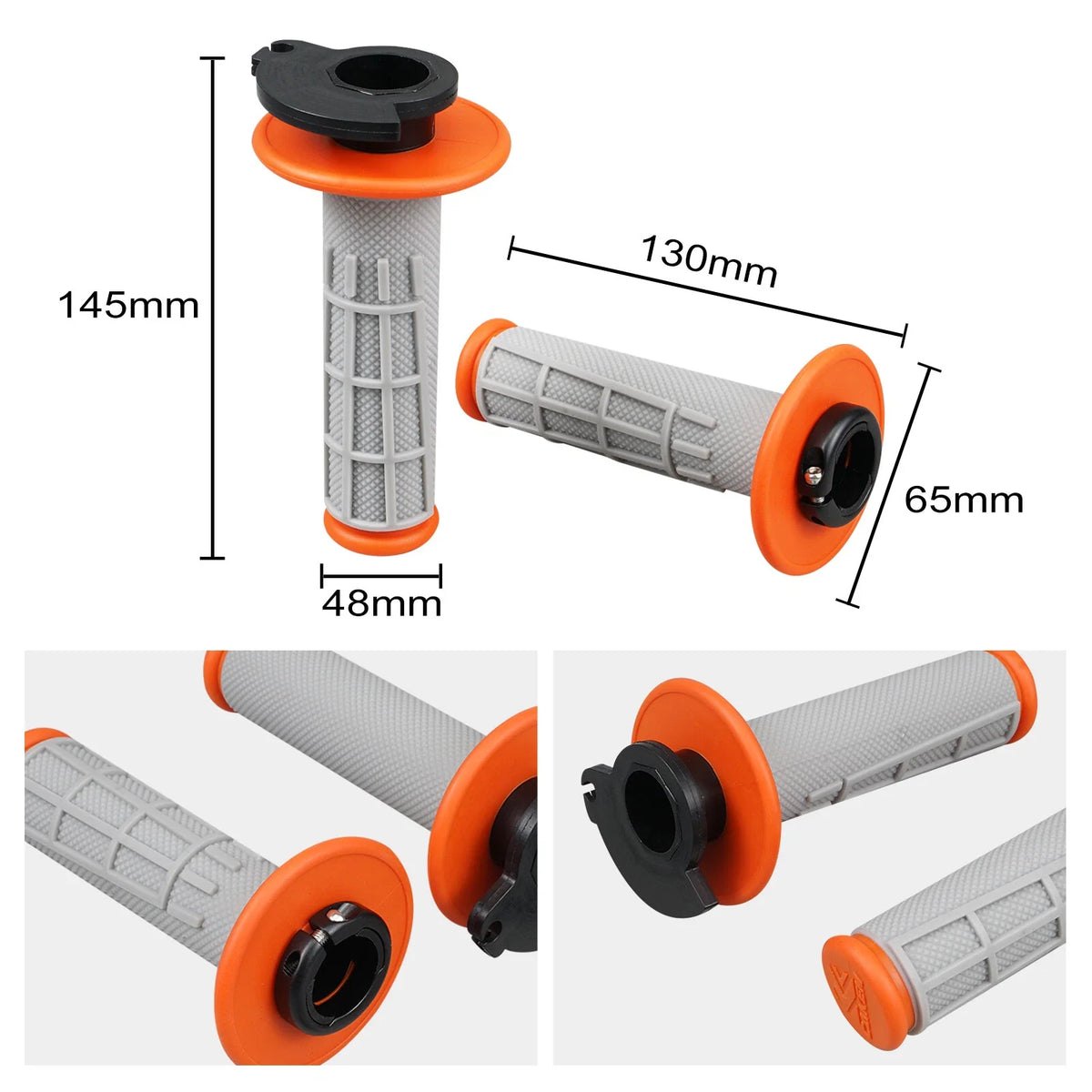 Handlebar Twist Throttle Lock for KTM 250 350 450 EXC F SXF XCF SX (2017–2023)