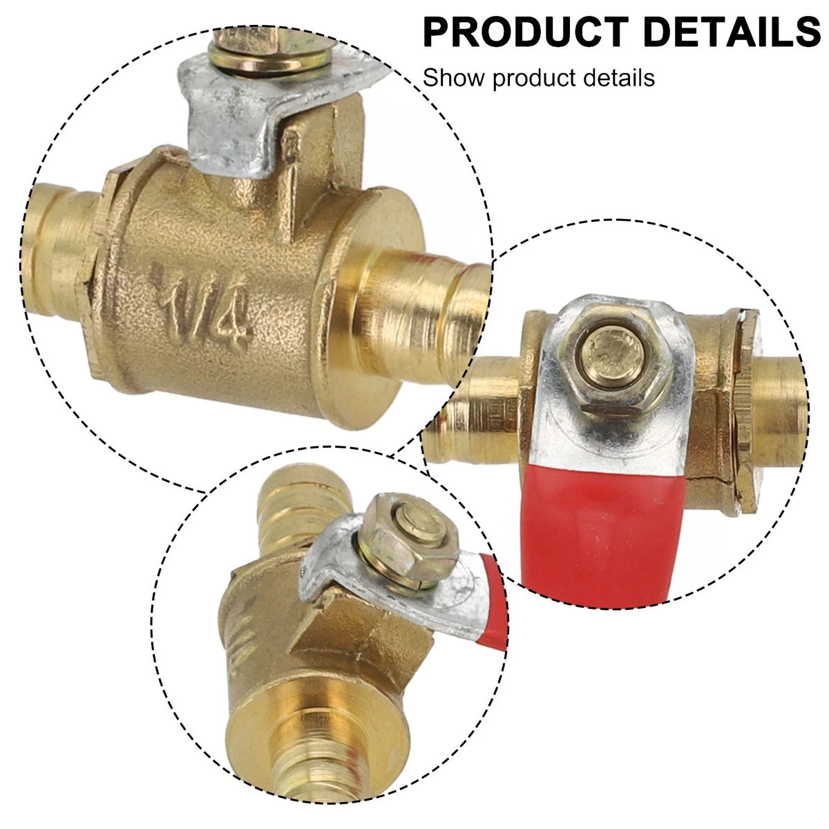 Fuel Tap 8mm 516IN for Tractors - In Line Design