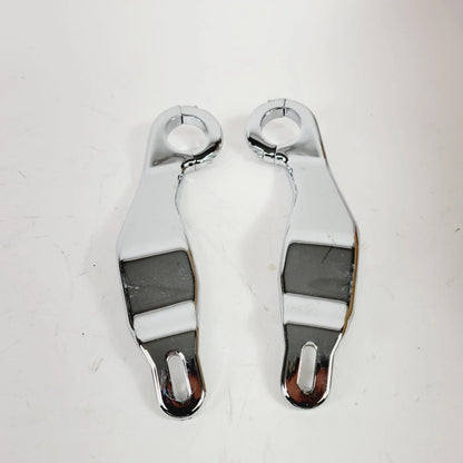 Set of 2 Fairing Support Brackets for Harley Davidson Touring Road Glide (2015–2023) Chrome