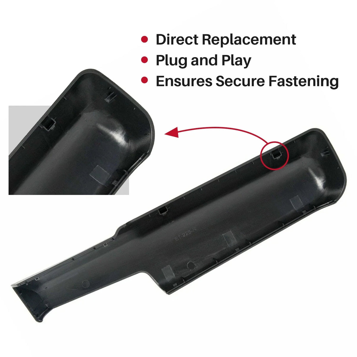 Tow Mirror Cover Cap Right Side for 2014-2023 Dodge RAM Passenger