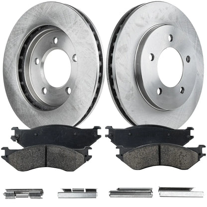 Disc Brake Rotors with Pads Kit for Ford Expedition 1999-2002