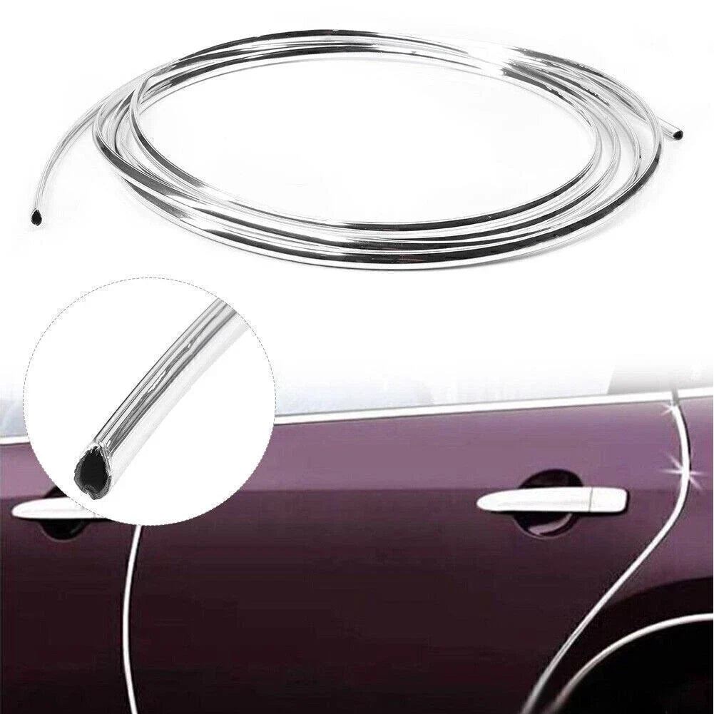 Door Edge Guard Protector Molding Strip Chrome for Toyota Hilux N70