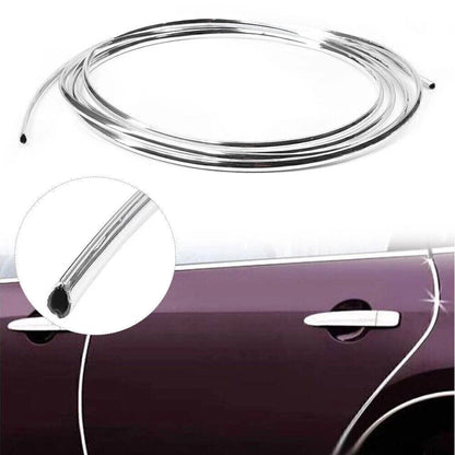 Door Edge Guard Protector Molding Strip Chrome for Toyota Hilux N70