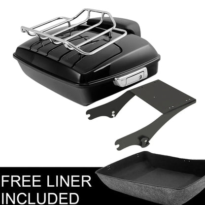 Chopped Trunk Pad and Mounting Rack for Harley Electra Glide 1997-2008