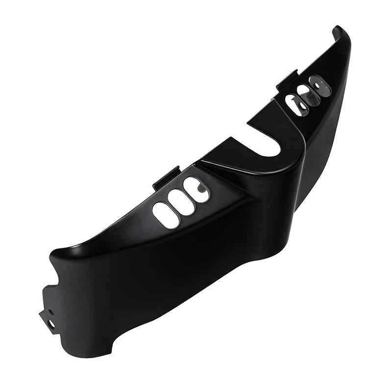 Inner Fairing Skirt in Black Denim for Harley Electra Glide 2014-2024