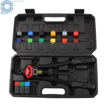 125PCS Rivnut Tool Kit for Metal Repairs - 15 Metric & SAE Mandrels