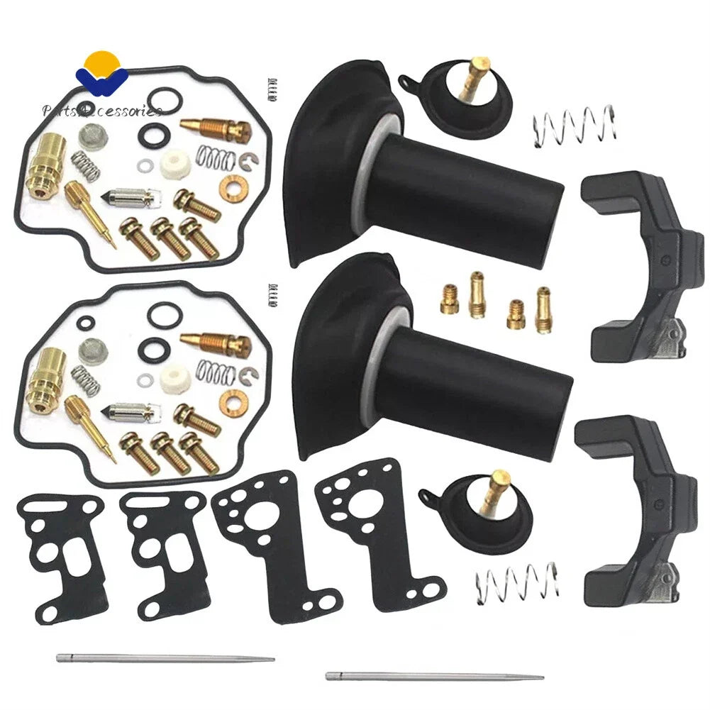 Carburetor Repair Kit with Plunger and Float for Yamaha Virago XV535 1990-2001