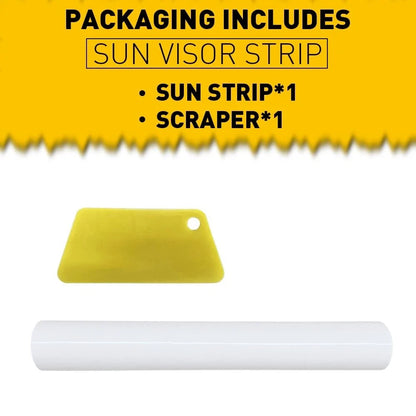 Sun Visor Vinyl Decal Strip - Toyota Hilux N70 2005-2015