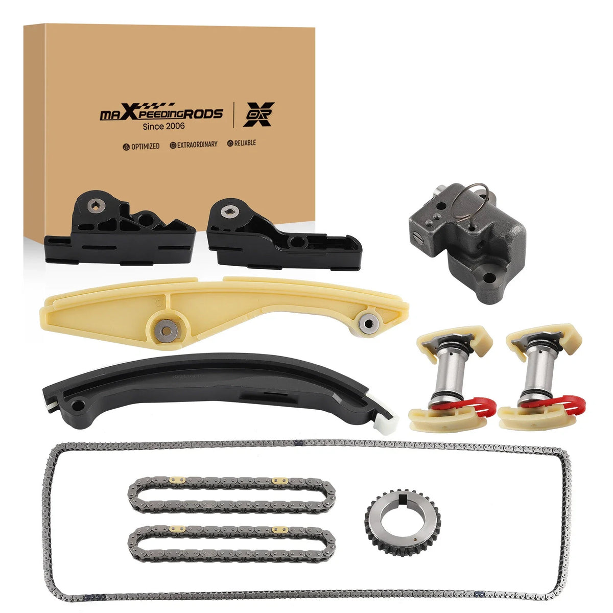 Timing Chain Kit for Ford Edge, Explorer, F150, Flex, Mustang, Taurus, Transit (3.5L, 3.7L)