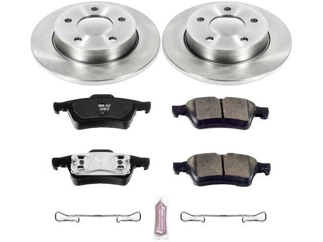 Rear Brake Pad and Rotor Kit for Mazda 3 (2004–2005) GK965VB