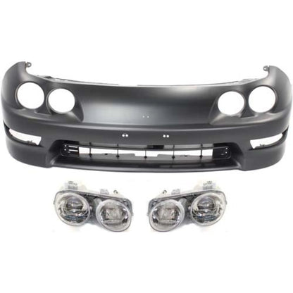 Bumper Cover Kit for Acura Integra (1998–2001) Front US Built Hatchback/Sedan