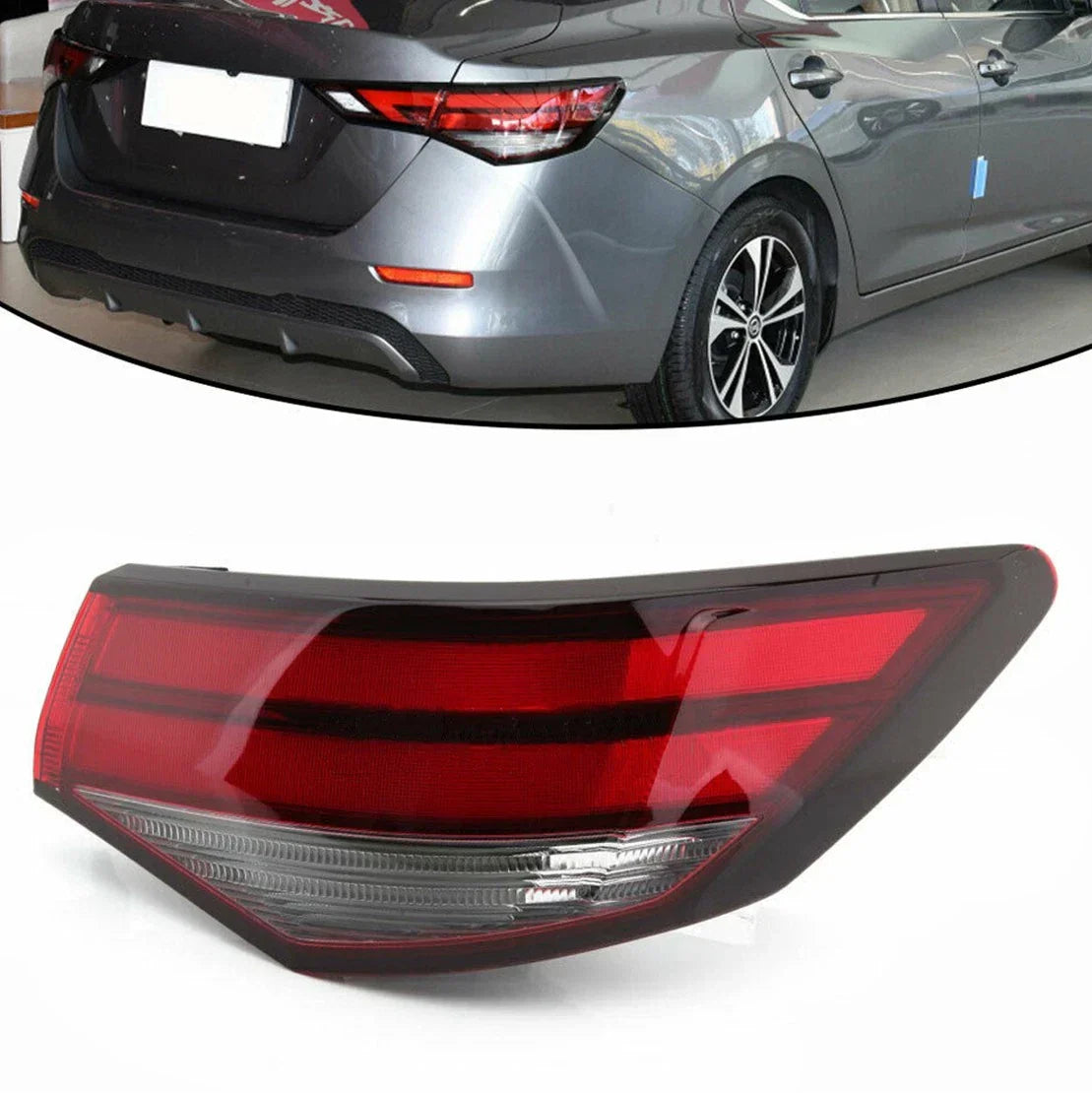 Brake Lamp Right Outer Tail Light for Nissan Sentra (2020-2022)