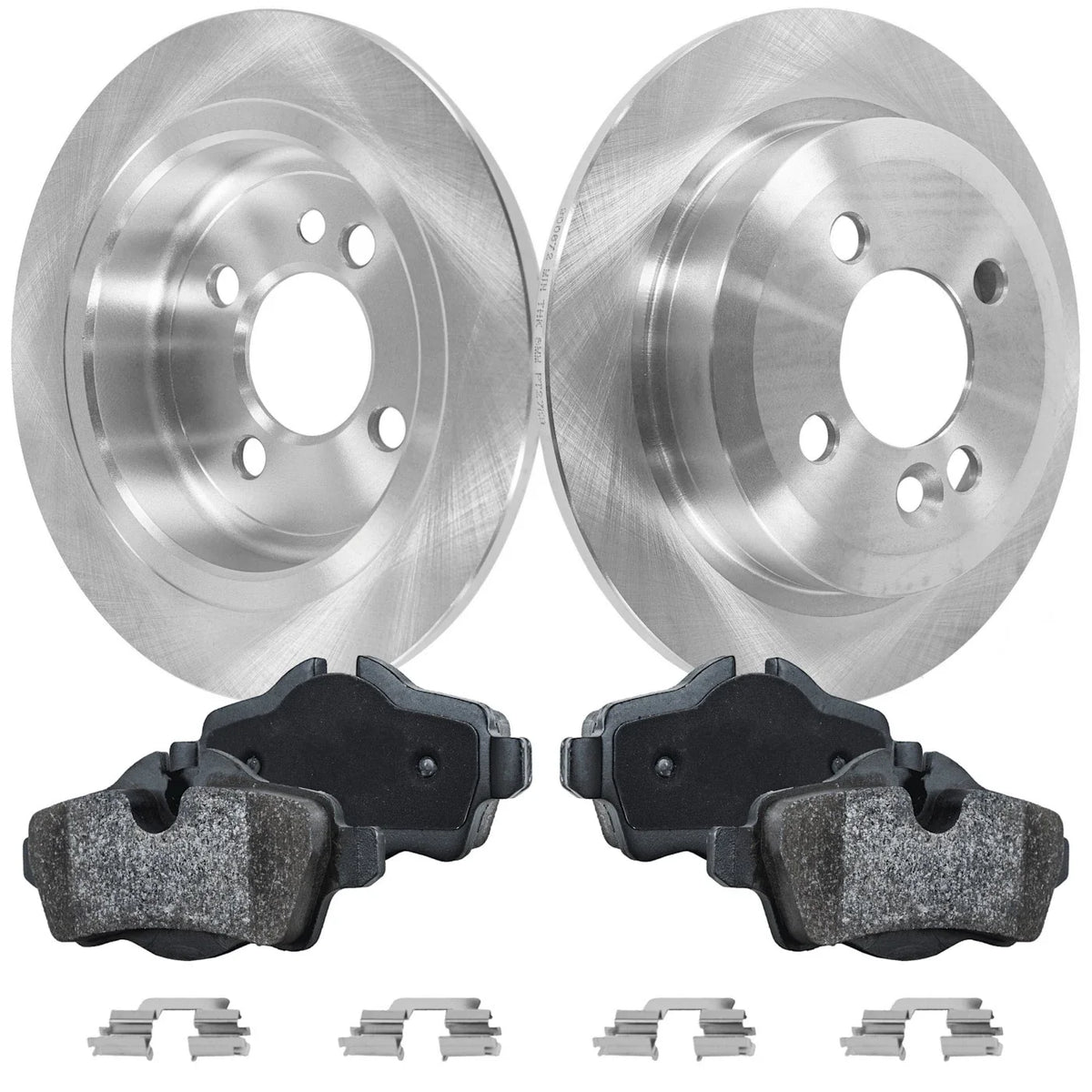 Brake Disc Rotors with Pads Kit for Mini Cooper 2007–2015 Rear