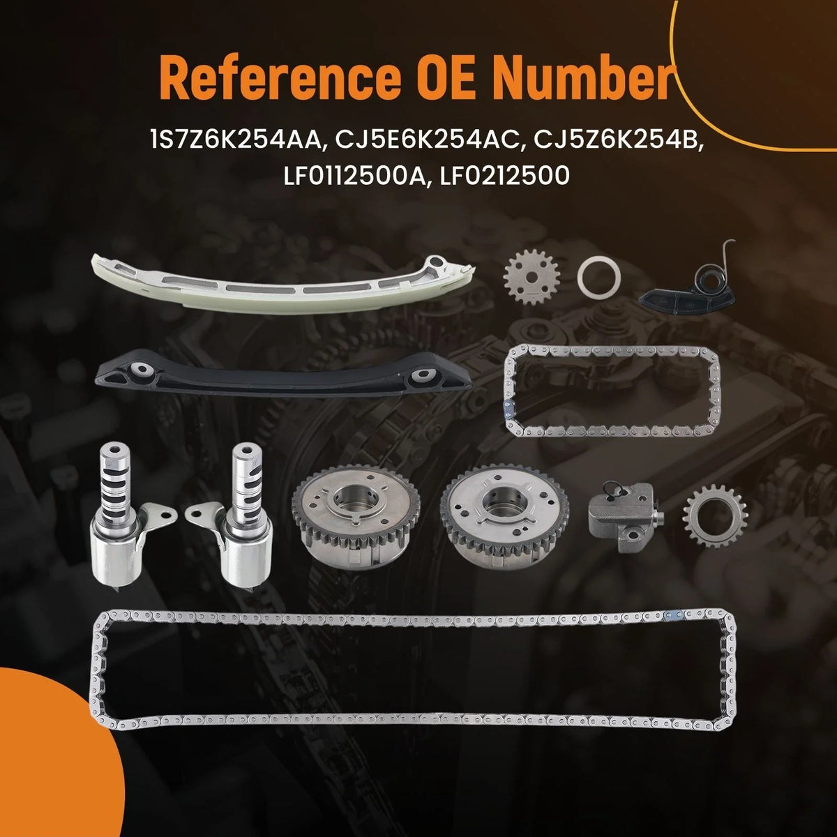 Timing Chain Kit for Ford Edge Explorer 2.0L 2.3L (2012–2019) CM5Z6652B