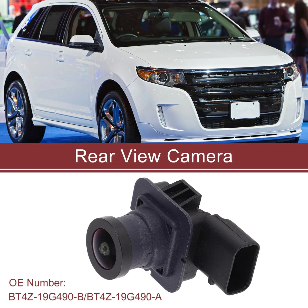 Rear View Camera for Ford Edge (2011–2012) 120-180 Degree