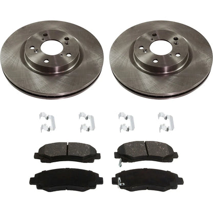 Brake Pad and Disc Rotor Kit 12.6 in. for Acura TL (2009–2014)