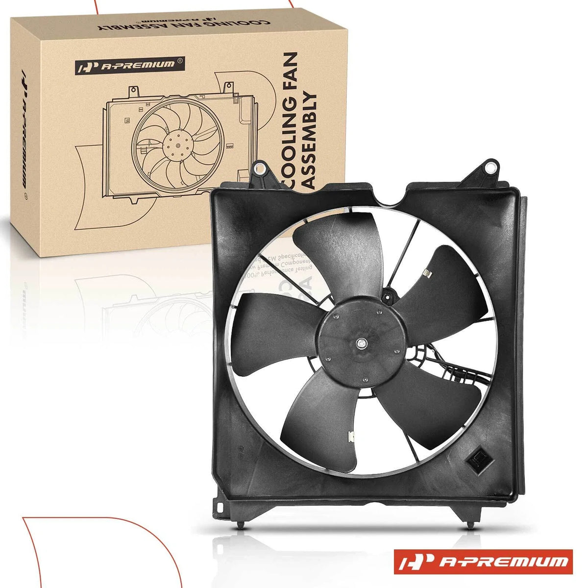 Cooling Fan Assembly with Shroud for Honda Accord (2013–2017)
