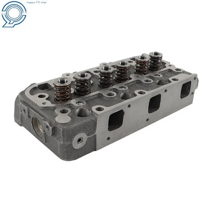 Complete Cylinder Head w/ Valves for Kubota D1305 B26 ZD331 RTV1100 B2410 B2620