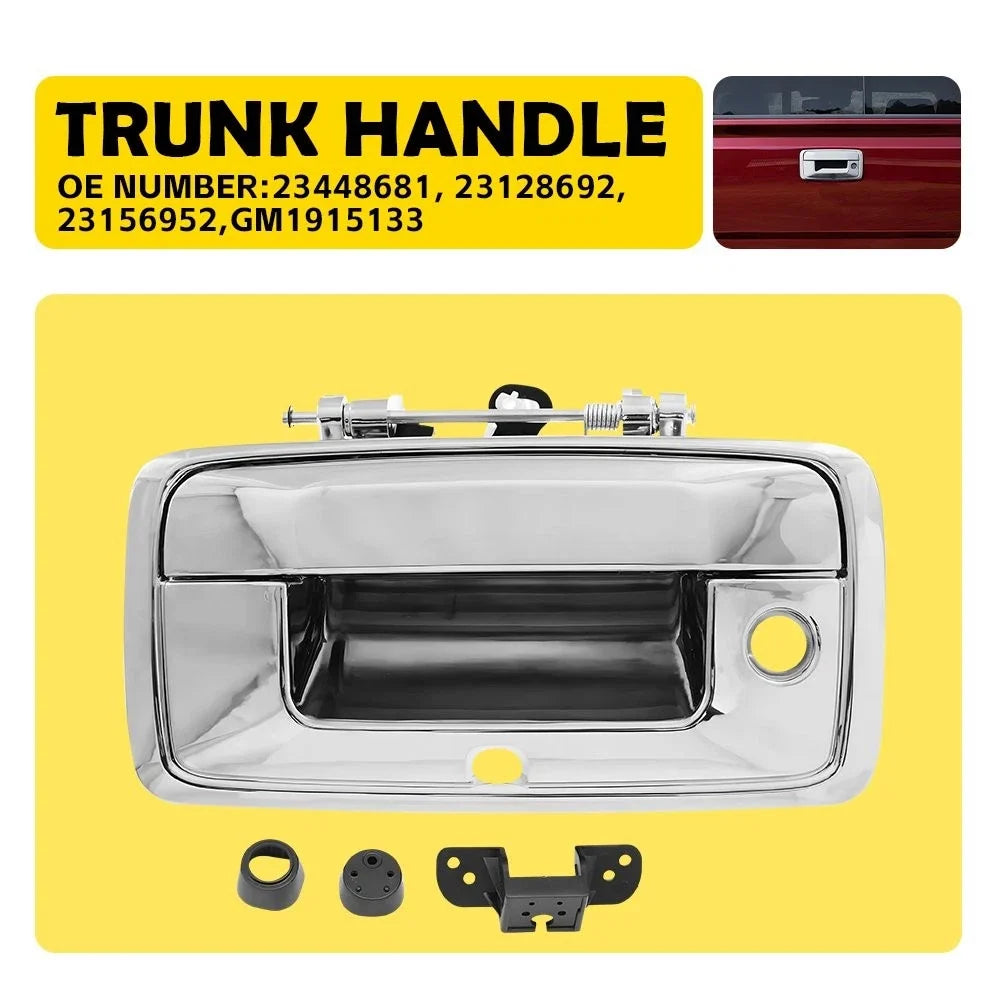 Chrome Exterior Tailgate Handle for Silverado Sierra 1500 2500 (2014–2015)