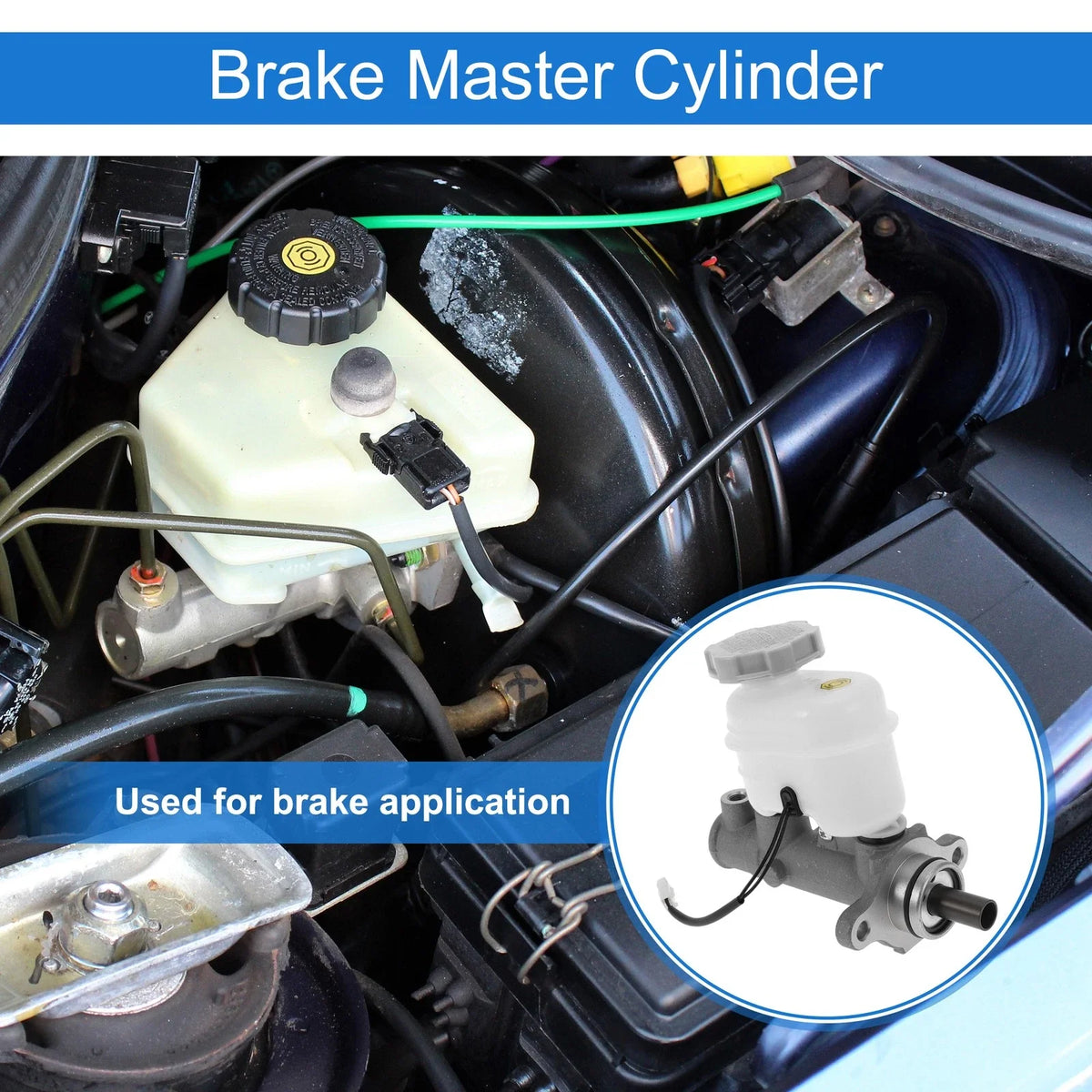 Brake Master Cylinder with Reservoir No. 0K30A43400B for Kia Rio (2001–2002)
