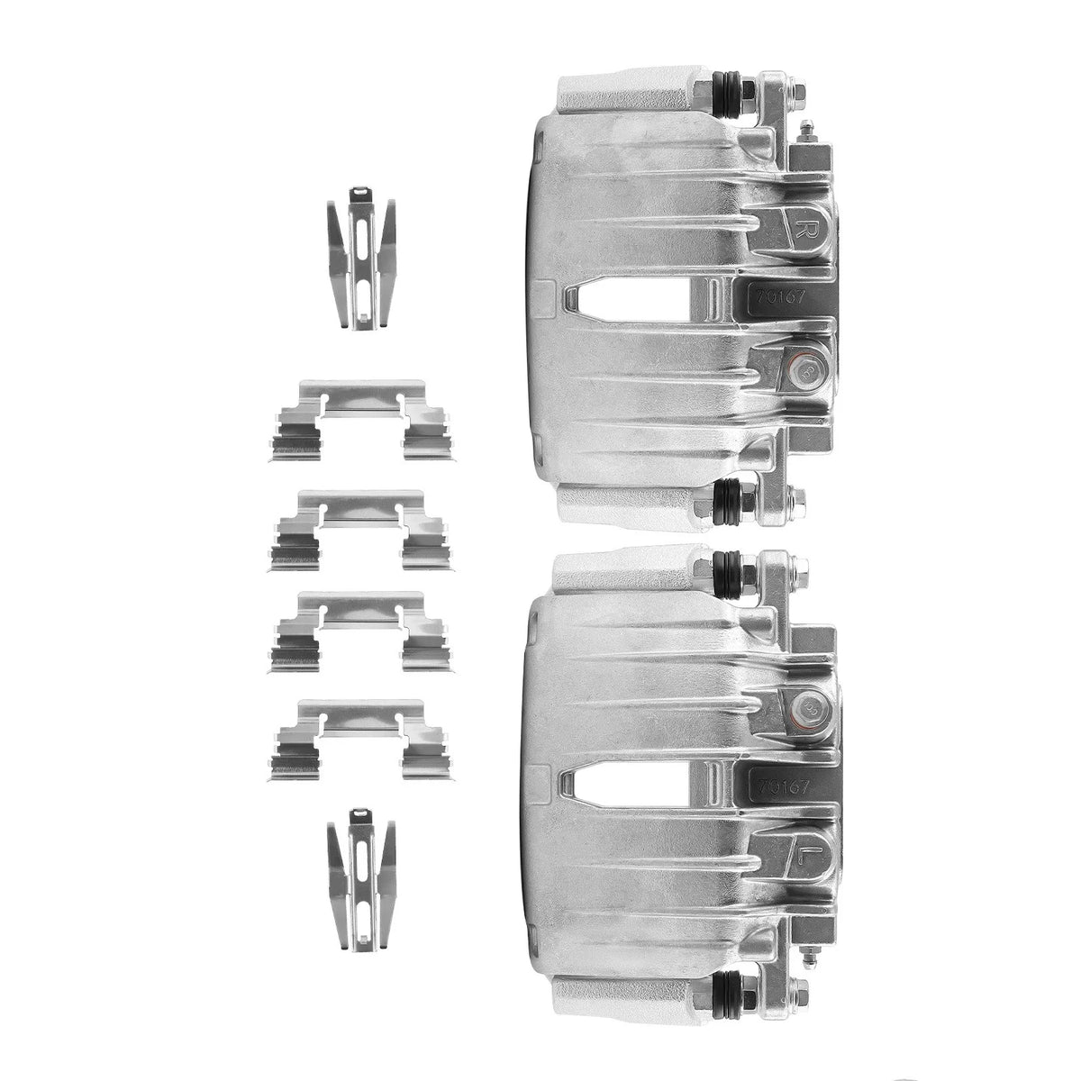 Rear Left & Right Brake Calipers w/Bracket for 2007-2014 Silverado 1500