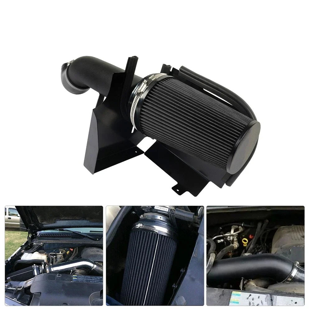 4" Air Intake Kit with Cold Heat Shield for 1999-2006 Chevy Silverado 1500