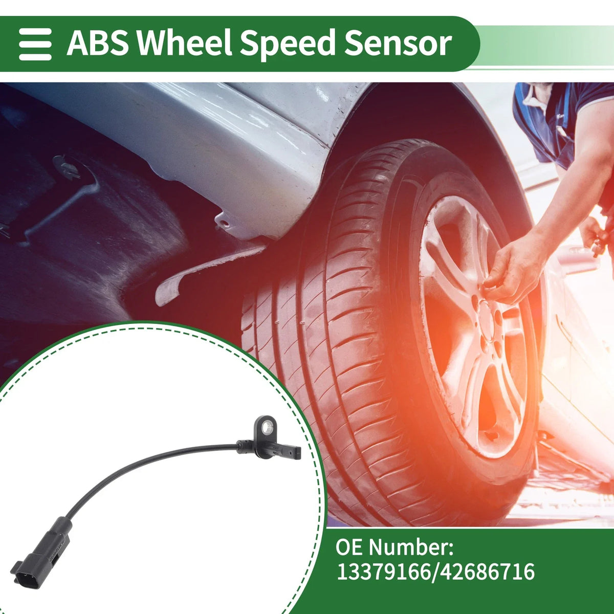ABS Wheel Speed Sensor No. 13379166 for Buick Verano (2016–2017)