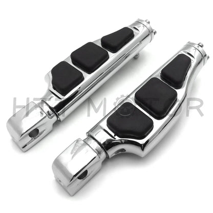 Chrome Flat Wing Footpegs for Yamaha V-Star 250 XV250 Virago 250 (2008–2017)